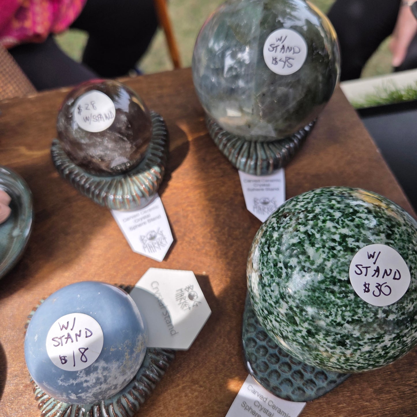 Crystal Balls w/ Stands