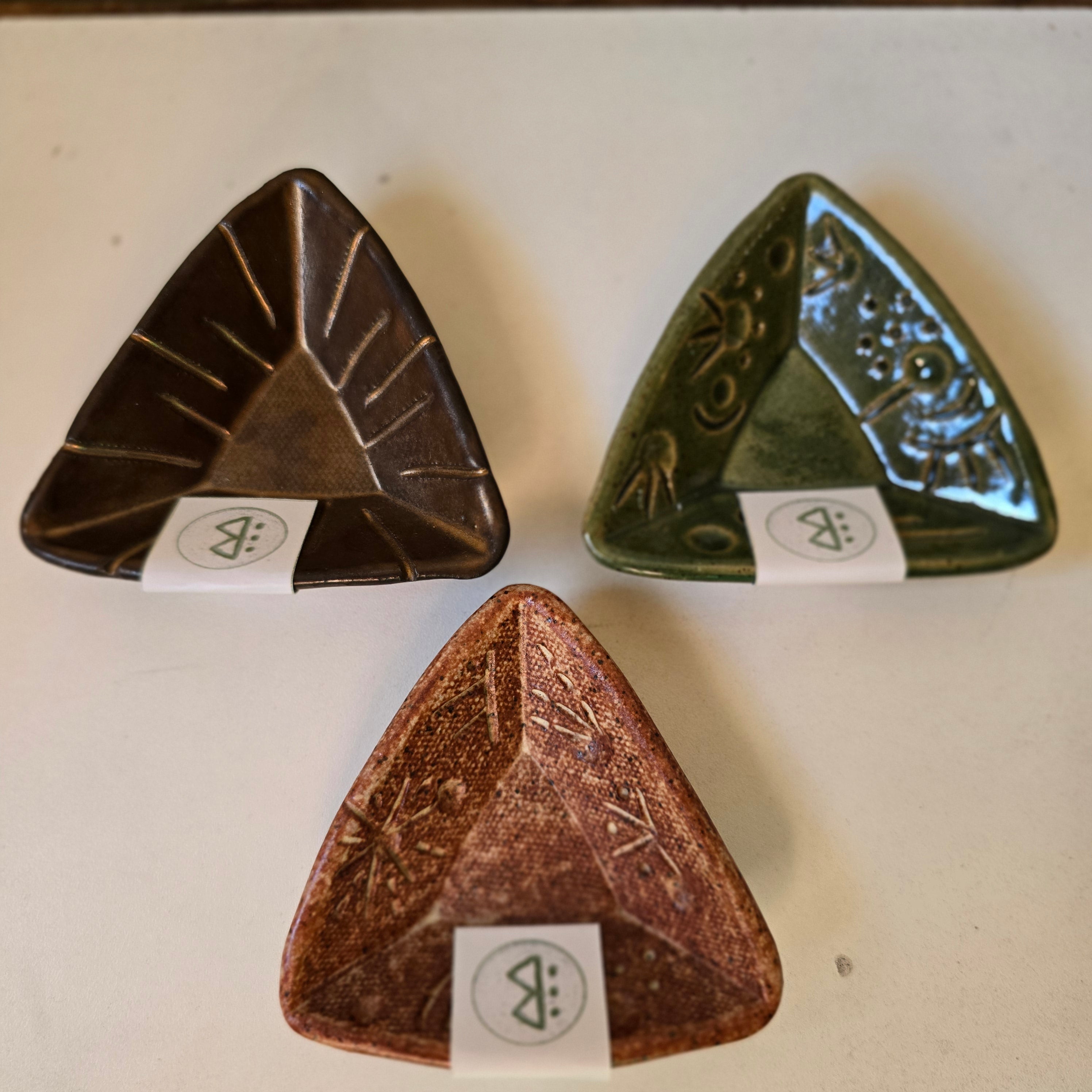 Ceramic Triangle Dishes