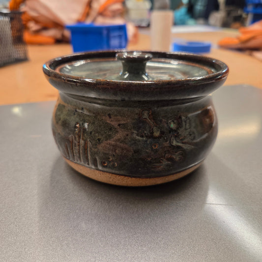 Ceramics -  Iron Luster Jar